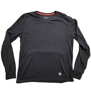 Climatesmart‎ Pro Extreme Mens Large Black Long Sleeve Ribbed Base Layer Top